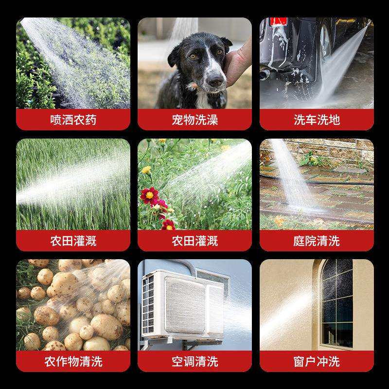 德国农村浇菜神器浇水机农用锂电抽水泵家用浇地自动户外农田灌溉