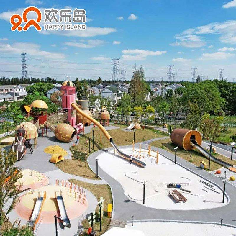 景区无动力乐园规划儿童主题乐园设计组合滑梯大型游乐设备厂家