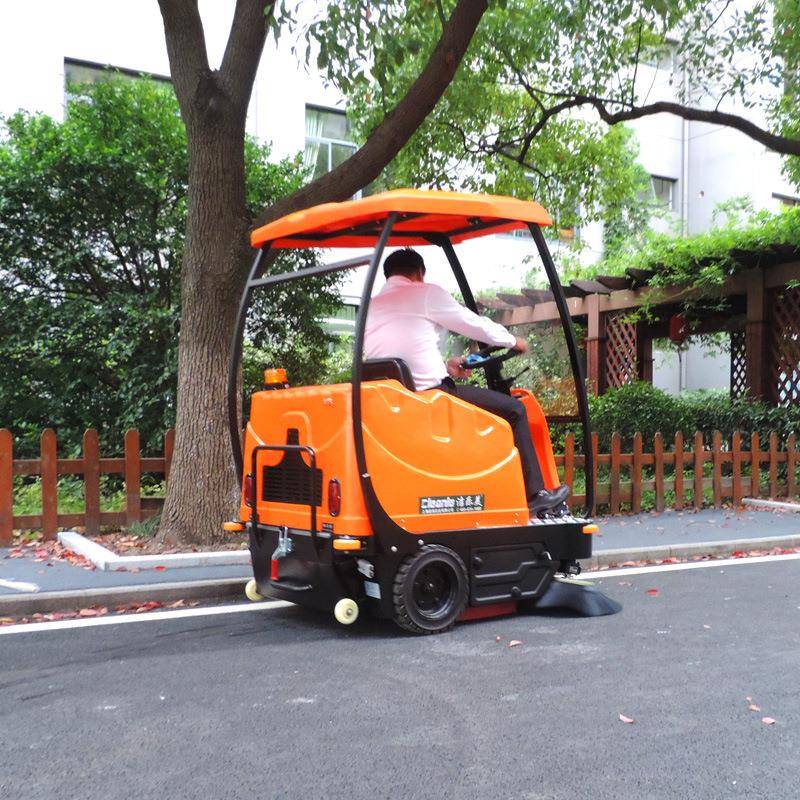洁乐美KM-V3驾驶式半封闭扫地机小区道路工厂院子垃圾灰尘清扫车
