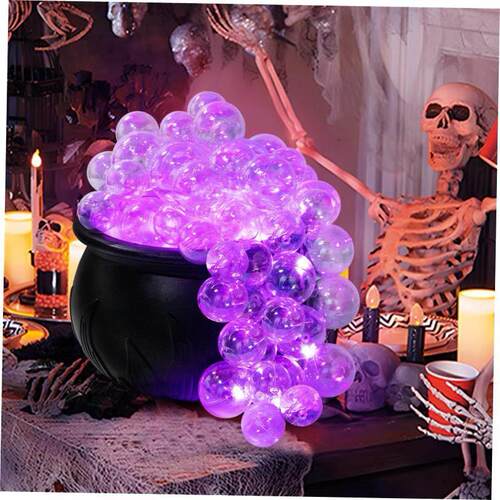 Halloween Purple Witch Bubble candy jar party decorations 罐
