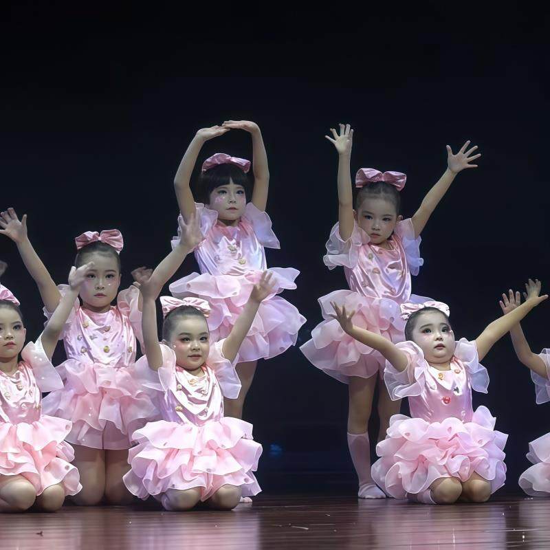 高档主小小的我大大的演出光服儿童蓬蓬裙舞蹈服幼儿可爱公裙表演