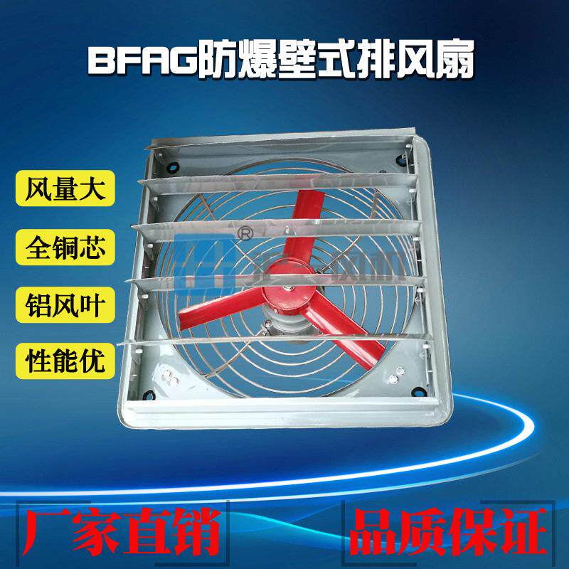 带百叶防爆排风扇 BFAG-300/220V 防爆排气扇380V 400方形排风扇