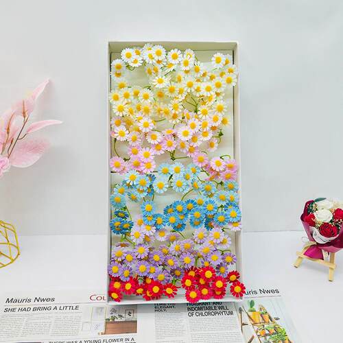 玛格丽特小雏菊仿真花朵香皂花花头手工花艺材料半成品肥皂花