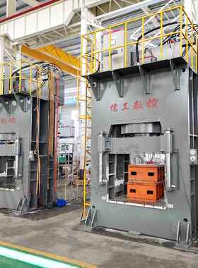 儒工1TSS80吨框架液压式 1600吨木屑托盘热压0成机型龙门油压机