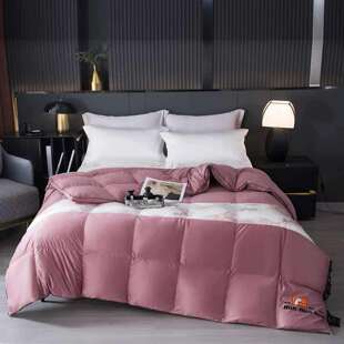 2025新款羽绒被被子套立衬防出绒单层加密自充绒静音单被壳