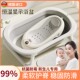 儿童折叠泡澡桶婴儿洗澡盆宝宝浴盆浴桶坐躺托浴架家用新生用品