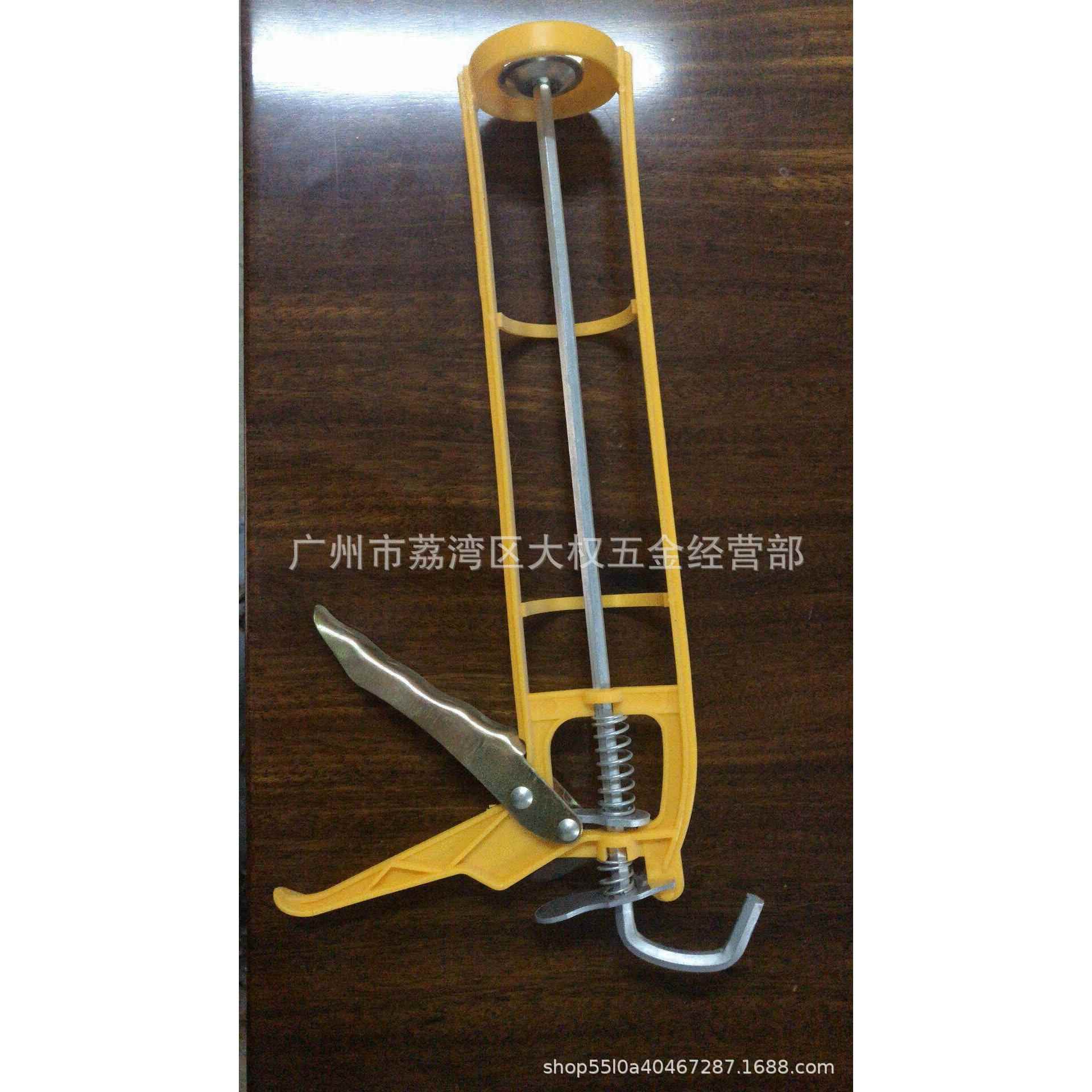 手动玻璃胶枪打胶枪塑料型小双柱玻璃胶压胶枪
