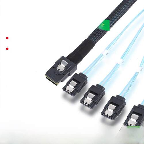 极连接Minas线缆Sff8087到4Sata阵列卡1分钟4正接线反向1到4硬盘