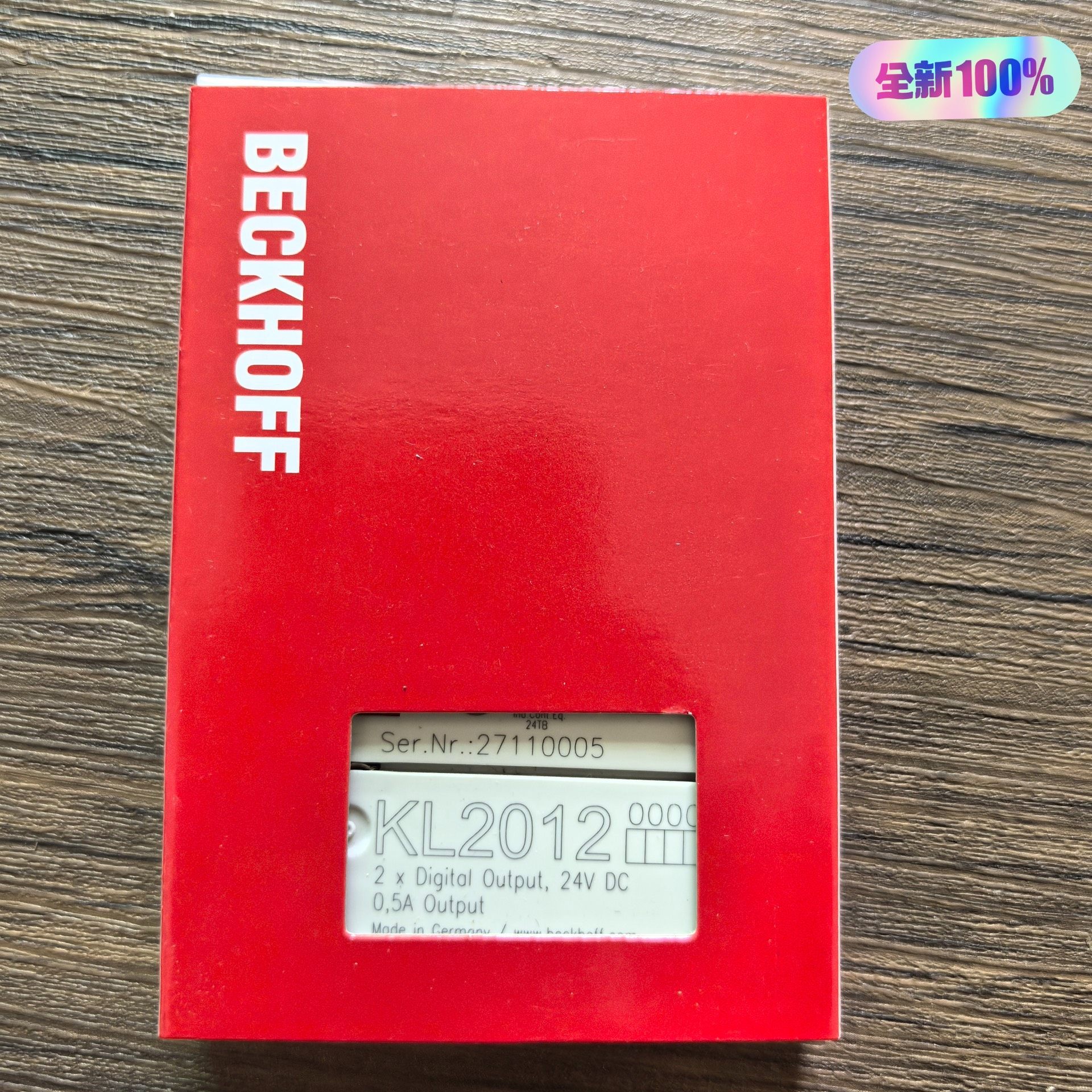 全新原装正品 BECKHOFF倍福 KL2012 模块，实物