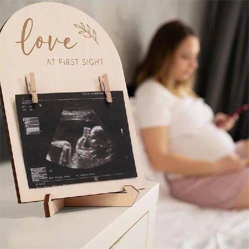 Ultrasound Photo Frame Wooden Ultrasonic Frame Fashion