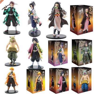 Anime 16cm Demon Slayer Action Figure Nezuko Zenitsu Tanjiro