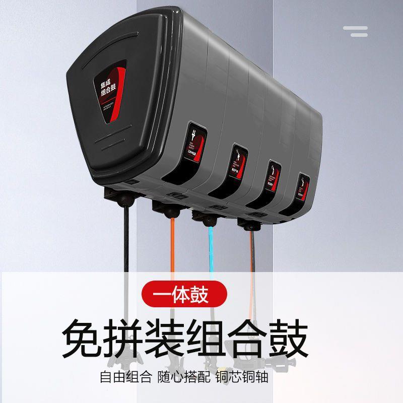 洗车店免拼装组合一体鼓水鼓气鼓电鼓双管泡沫自动卷管器洗车设备