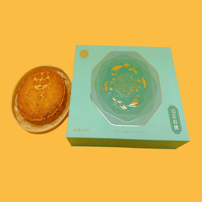 张记锦香五仁金腿月饼1斤装广西大月饼传统手工中秋礼盒浦北特产