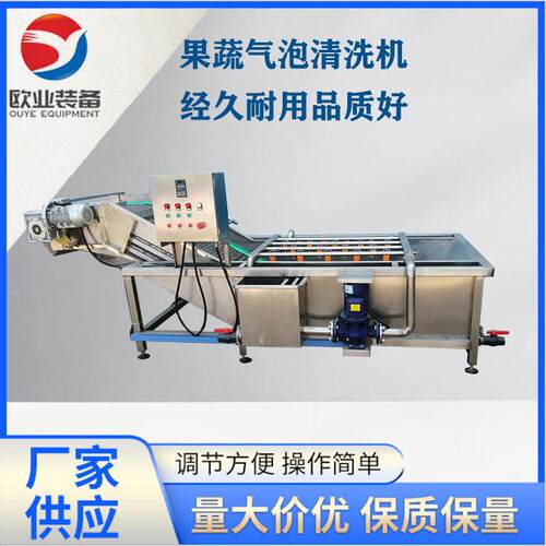 制造喷淋清洗设备蔬菜清洗流水线果蔬清洗机器终生售后