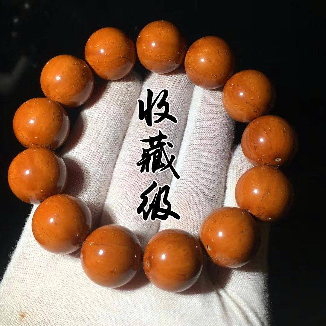 精品紫金鼠手串正圆光珠实心男女原籽老料招财菩提子佛珠手链文玩