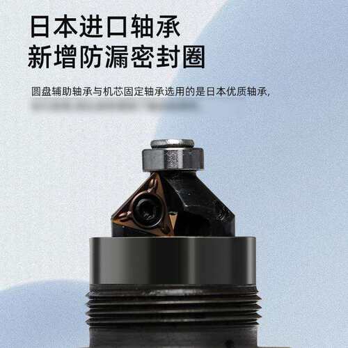 美日机床迷你气动倒角机小型手持式直角圆弧大模具工件去毛刺R100