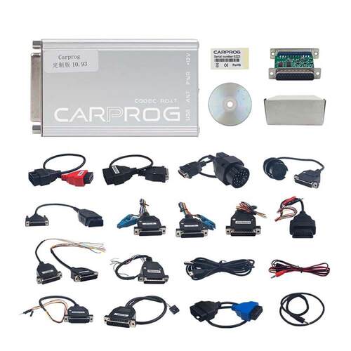 新款 CARPROG V8.21 汽车ECU气囊复位检测 FULL 21 Adapters车载