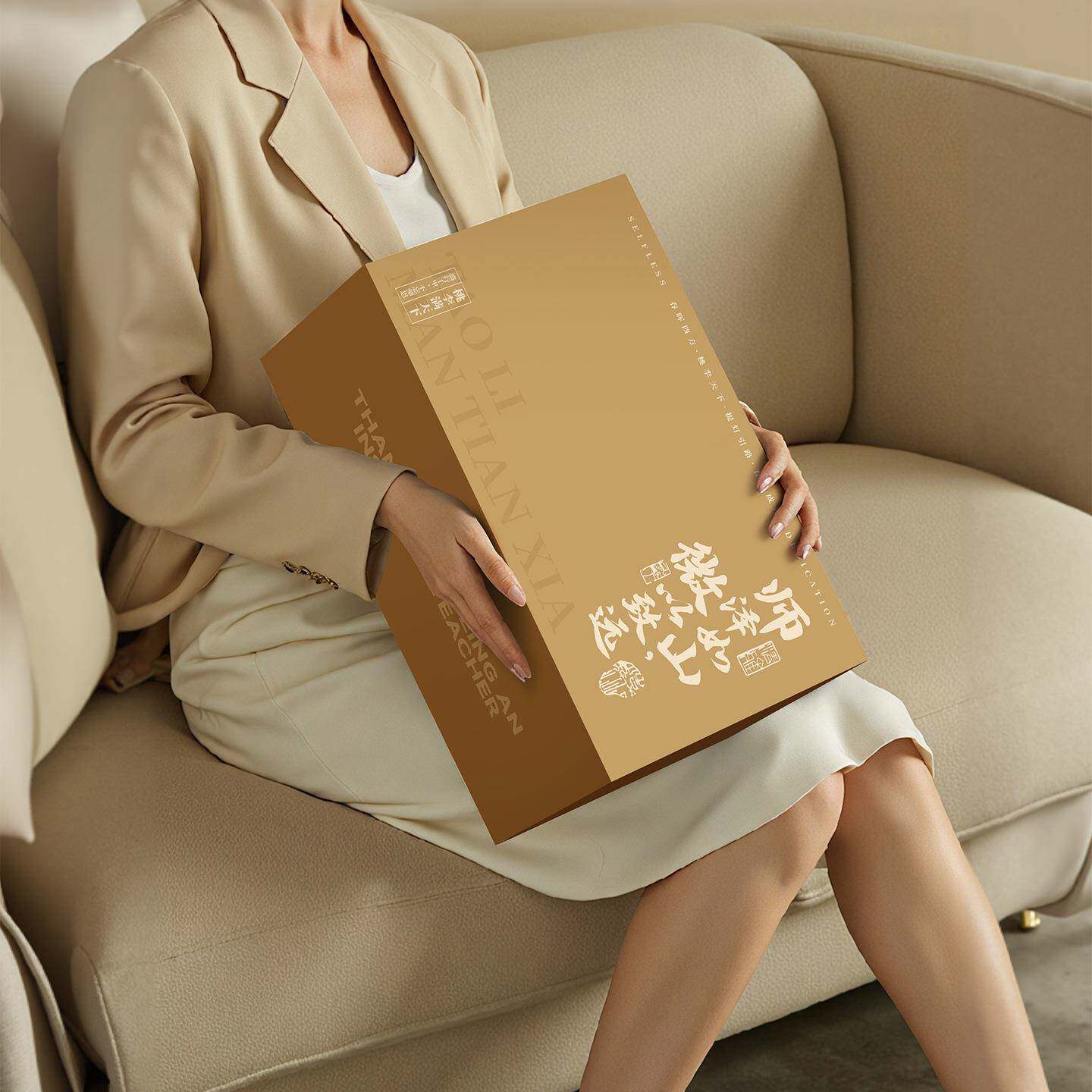 中国风李白文创笔筒流沙画摆件办公室桌面装饰品送老师纪念品