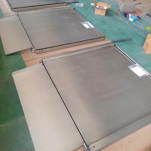 工厂洁净区用超低防水小地磅04不锈钢好清洁RS485MODBUSRTU协议