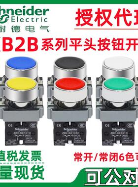 施耐.德蘑菇按钮开关绿色XB2BC31BCGPP=头Z式B2BZ101C+Z2BC3C自复
