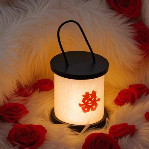 新款灯光画手提夜灯三色光源精彩图案可充电客厅卧室床头拍拍夜灯