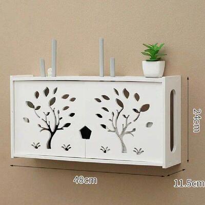 WiFi Storage Box Router Rack 48x24x11.5CM Decoration Large