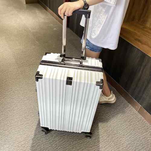 正品铝框拉杆箱静音万2向轮行登李寸箱女4学生密码旅行箱机箱26寸