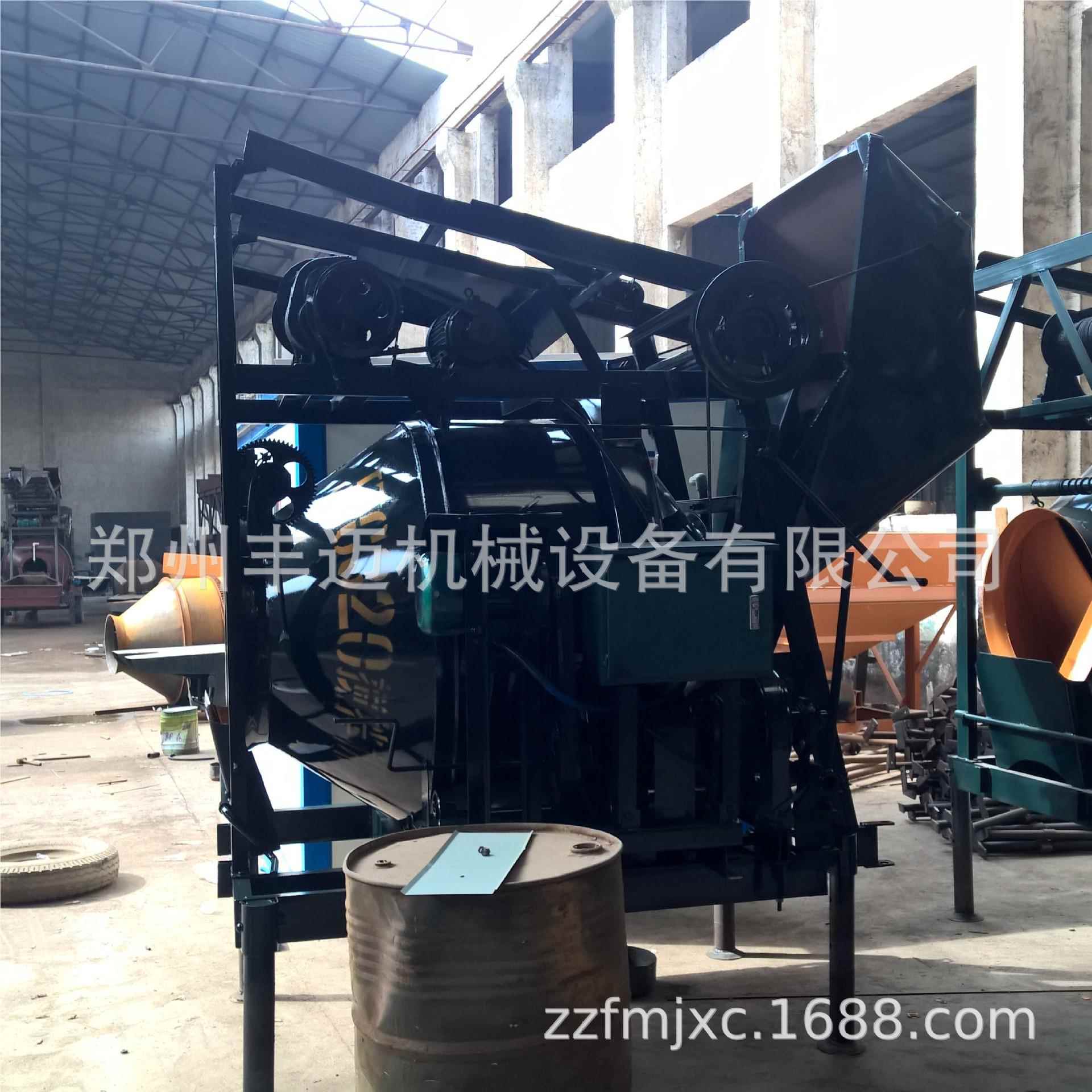 压全自动爬梯拌机搅 320升土降式混凝搅拌机 移动型爬液山虎搅拌