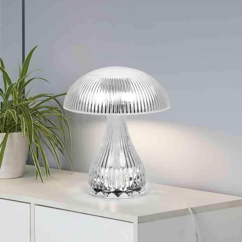 水母台灯卧室床头餐厅酒吧咖啡厅酒店触摸充电小夜灯