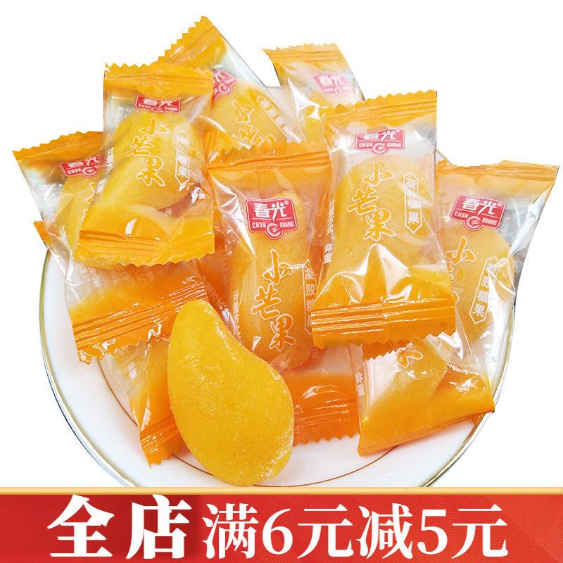 海南糖果春光小芒果软糖500克食品海南特产糖果小芒果果汁软糖