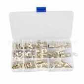 冷压接线端子 黑色热缩管窥口端子组合 220pcs盒装 铜接线端子组合