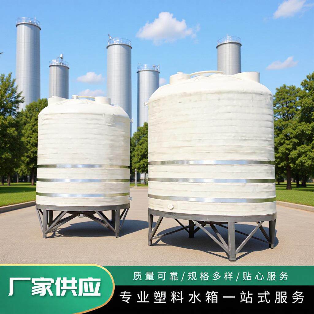 工厂供应大型锥底滚塑水塔工业用塑料储水桶大容量立式水箱