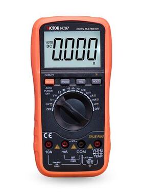 胜利万用表VC97 自动量程数字万用表可测温度频率 带背光