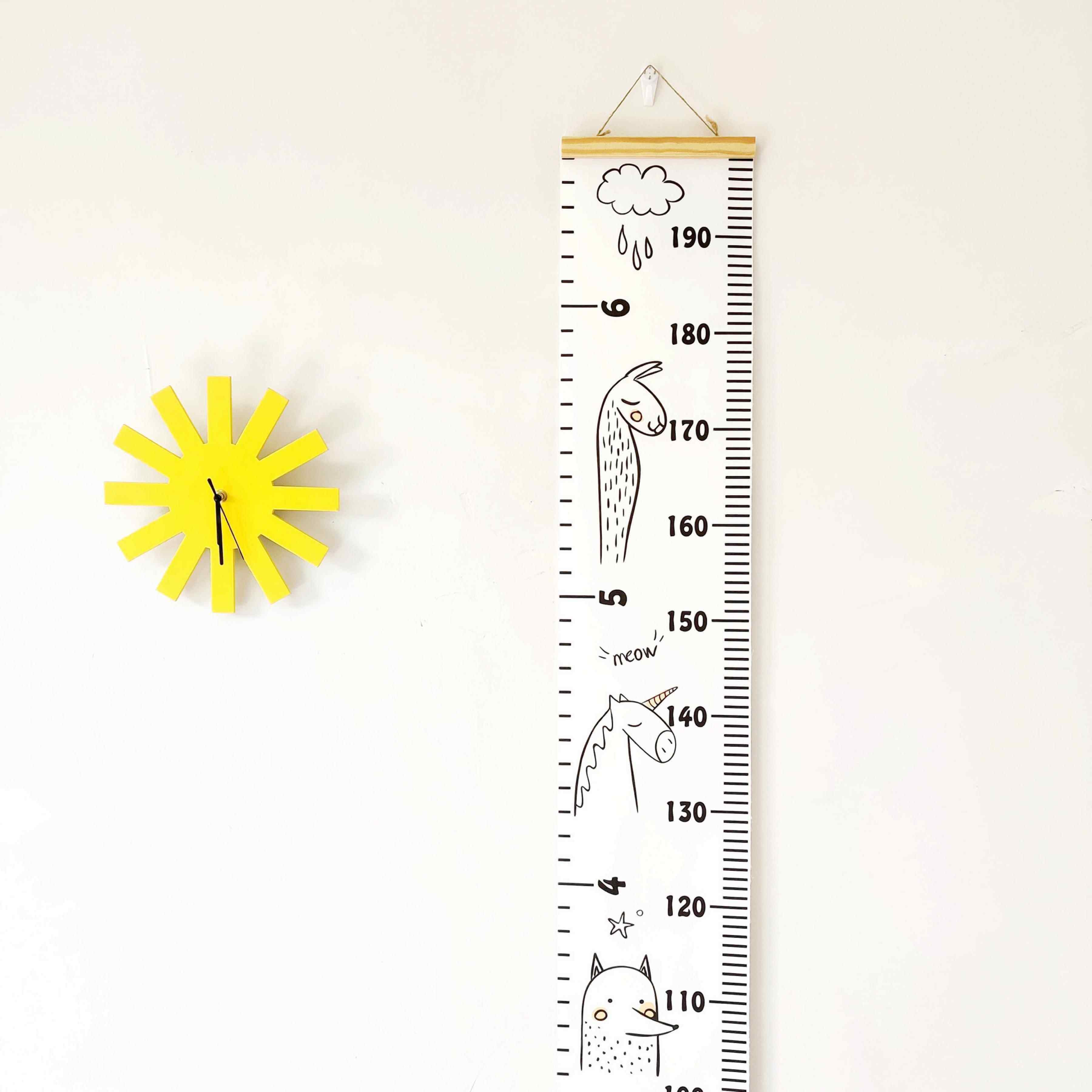 ins风儿童身高尺油画布儿童房身高测量尺墙饰挂饰幼儿园装饰壁饰,家居饰品,壁饰,淘宝优惠券,粉丝福利购,淘宝优惠卷