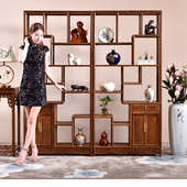 鸡翅博古架木 储天下 多 物 阁架红木家具铭新陈列柜宝艺 中式