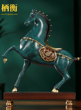 生肖马摆件全铜马到成功办公室桌面家居装饰唐马乔迁开业工艺礼品