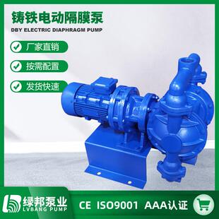 铸铁电动隔膜泵DBY 50铸铁电动隔膜泵