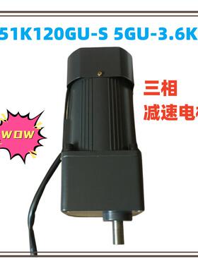 5I120GU-S3F5GU3.6B120W380V0.48A1350rpm三相减速电机