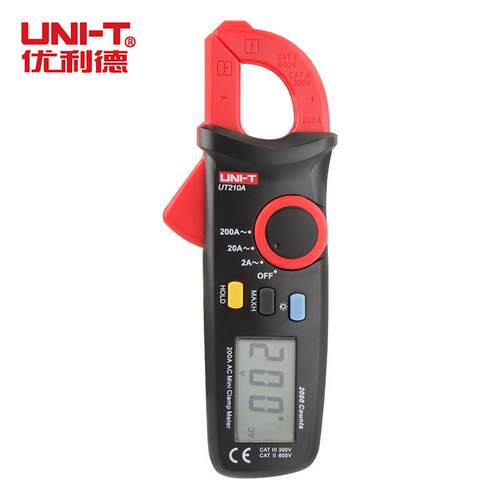 UNI-T优利德UT210A迷你数字钳形表 钳形电流表UT-210A型