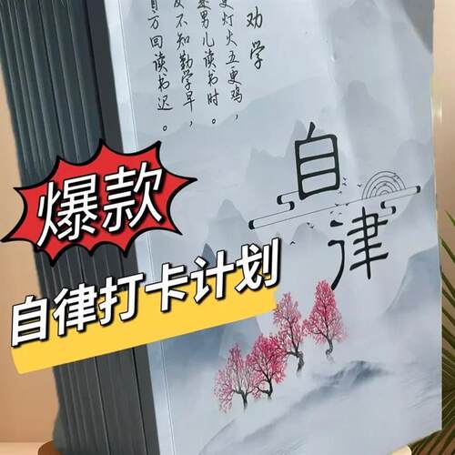 学习用品自律安排计划本高颜值复习学习计划本寒暑假规划学习习惯