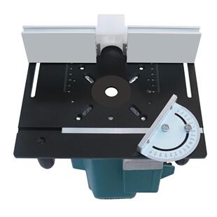 S工装 板电木铣倒插入板开榫8开771槽工作台推尺靠山 铝合木金倒装