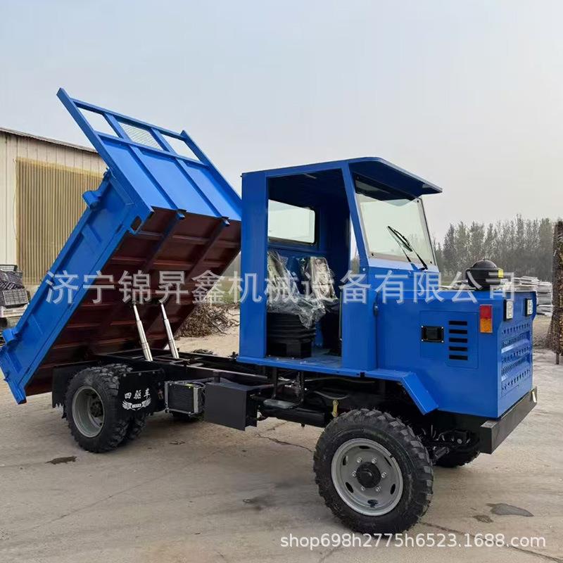 四不像四驱农用车柴油四轮六轮拖拉机翻斗自卸载重王爬山虎运输车
