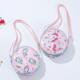 Shoulder Bags Unicorn Cute Sequined Shape Colorful Pur Round