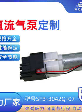汽车座椅腰托泵阀SFB-3042Q-07一体直流气泵 座椅 泵阀 微型气泵