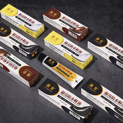Black paste shoe polish, colorless and brown Pu Quan shoe po