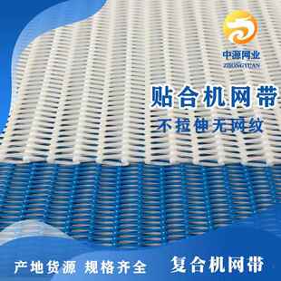 工厂现货耐高温食品造纸烘干网带 环形聚酯螺旋网胶水复合机网带