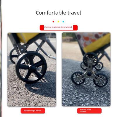 Grocery driver pull cart folding pull rod cart shopping cart