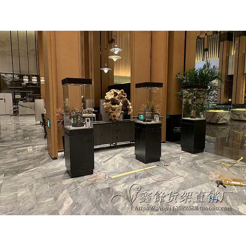 木质博物馆展示柜古董文物收藏纪念品玉瓷器珠宝文件产品玻璃柜台