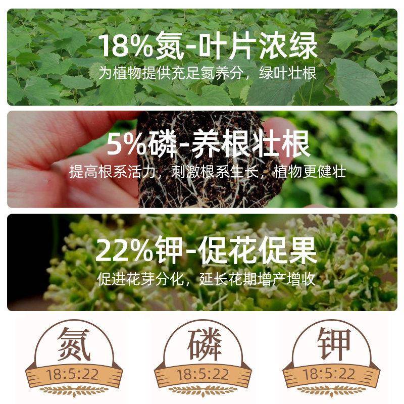用葡萄树专肥料覆缓释肥葡萄苗葡萄缓释种植促花果果合树蔬果保盆