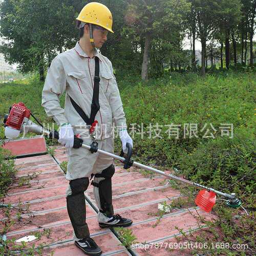锐1E4F经款草机小型家用汽油机二尔冲程背济996负割式多功能除草